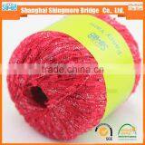 China Fancy Yarn Supplier Cheap Sales High Quality Nylon Polyester Blended Necklace Yarn With Lurex for Hand Knitting thumbnail-4