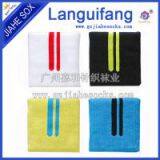 Wholesale Comfortable Cheap Professional Sport Wrist Sweatband thumbnail-2