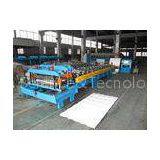 Roofing Panel / Glazed Tile Roll Forming Machine With 12 Roll Station