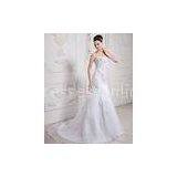 Handmade Lace Appliques Wedding Dress Spring Cathedral Train Wedding Gowns for Women thumbnail-1