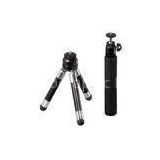 Portable compact White color 12 Section 1/4 Thread Connection 260mm Folded Length Travel Tripod for