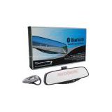 Car Bluetooth Handsfree Rearview Mirror Car Bluetooth Car Rear View Mirror(BT628EY)Chargeable Battery and FM Earpiece