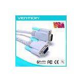 Blue PVC Jacket VGA Monitor Extension Cable With Ferriters Computer VGA Male to Male D-Sub thumbnail-1