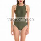Ladies' Cover Belly Slim Siamese Triangle Sports Swimming Suit thumbnail-5