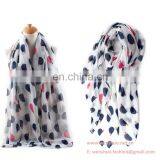 Euramerican Hedgehog Printed Sun-resistant Women Voile Scarf Wholesale thumbnail-3