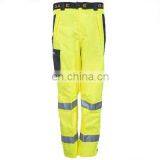Hi Vis Men's Work Pants Trousers With Reflective Tapes/Yellow Reflective/ Pants/ High Visibility Trousers/reflective Pants/jks01