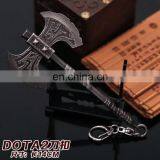 Dota 2 Axe Key Chain Gun Color Wholesale New Anime Game Dota 2 Key Chain