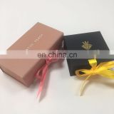 High quality Small custom color Gift Box with Ribbon hand design
