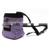 hiking climbing chalk pouch bag with belt polyester