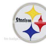 Pittsburgh Steelers Embroidered Patch SEWN Iron on Patches | High Quality Merrowed/overlock Embroidery Patch Badge
