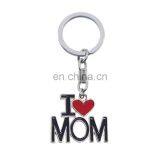 Wholesale Cheap Stock Type Enamel Style Creative Mother's Day Father's Day Gift Metal I Love Papa Keychain I Love MAMA Keychain thumbnail-4