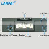 LANPAI Wholesale Scrolling LED Message Badge/ Tag thumbnail-3