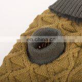 Wholesale Factory Manufacturer Custom Cotton Hand Crochet Knitted Cat Pet Dog Clothes Sweater For Dog thumbnail-4