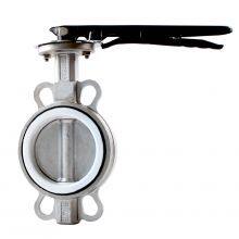 Stainless Steel Wafer Manual Butterfly Valve thumbnail-1