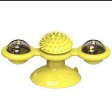 Cat Toys Pet Products Suction Cup Turntable Tease Cat Stick Tumbler Spinning Windmill Small Cat Toys Self hi thumbnail-4