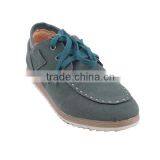 Navy Blue Women Fancy no Brand Sneakers Lace up Saw-toothed Sole Shoes thumbnail-2