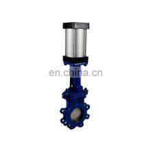 Tyco Valve Ductile Iron Carbon Steel Stainless Steel Lug Type Pneumatic Knife Gate Valves thumbnail-1