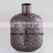 Modern Antique Metal Vase thumbnail-5