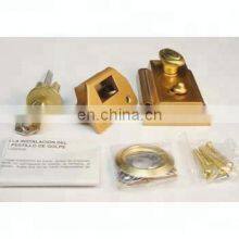 Одинарный цилиндрический пружинный защелкивающий механизм для дверей, ночной защелкивающий механизм и замковый цилиндр thumbnail-3