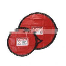 Durable Solid PVC Coated Polyester Material Reusable Safety Confined Space Cover