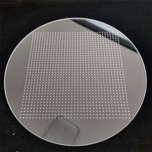 High Quality Custom Transparent Quartz Plate Quartz Disc With 0.1mm Holes thumbnail-3