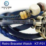 Fashion Ladies Vintage Wristwatch 2015 Express Bracelet Leather Watch for Women thumbnail-6