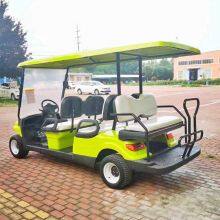 New Electric Golf Cart Park Community Sightseeing Car 4+2 Seats thumbnail-3