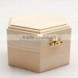Luxury Box Hexagon Wooden Jewelry Watch Box for Sale thumbnail-1