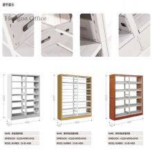 High Capacity Industrial Metal Library Book Rack for Museums & Cultural Centers | Double-Sided Modular Design | Factory Direct Supply thumbnail-2