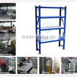 Clothing Factory Storage Rack Blue Warehouse Racking Storage Material and Garment Heavy Duty Metal Shelf With 4 Tiers thumbnail-4