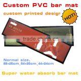High Quality Super Water Absorbable Bar Mat, Rubber Bar Counter Mat With Custom Printing Supplier's Choice thumbnail-1