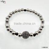 2016 TOP Sale Bracelet Bangle Stainless Steel Bead Bracelet Valentine Day Gift for Men thumbnail-5