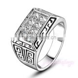 Wholesale white gold simple fashion ring finger rings photos