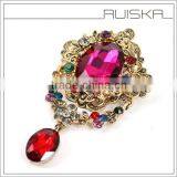 2015 Latest Fashion Cheap Wholesale Rhinestone Brooch Pin thumbnail-5