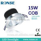 Ronse Chinese Mainland Polished Aluminum Led Cob Ceiling Light 15w(RS-2041(A))