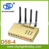 D58-4 FPV 5.8G 4CH Audio Video 5.8GHz Diversity Receiver Skywalker Fpv