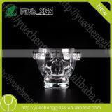 Skull Head Custom Clear Glass Ice Bucketskull Head Custom Clear Glass Ice Bucket thumbnail-3