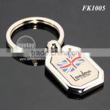 Promotional Metal Enamel The Union Flag England London Souvenirs Key Chain