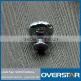 Modern Zinc Alloy Cabinet Hardware ,Satin Nickel Drawer Knob,Roundness Chrome Cabinet Knobs thumbnail-3