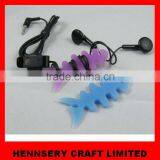 Customized Shape and Logo Soft Pvc Rubber Bluetooth Wireless Stereo Headphones thumbnail-1