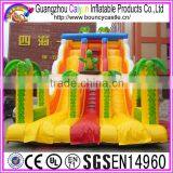 Colourful Design Inflatable Dry Slide With Trees thumbnail-1