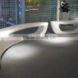 2015 Hot Sale Fiberglass Morden Moon-Shape Bench thumbnail-2