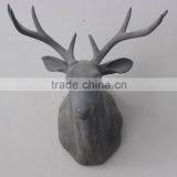 Deer Head Fiberglass Statue Animal Statues thumbnail-4