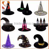 Manufacturer of Varity Halloween Day Gift Kids Halloween Party Cosplay Costume Wholesale Cheap Halloween Witch Hat thumbnail-1