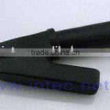 Jumper Wires Alligator Crocodile Roach Test Clip Plastic Handles Crocodile Clips 55mm Black Color I00146