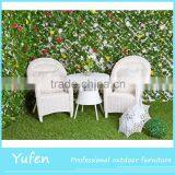 White Rattan Furniture Garden Line Patio Set