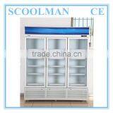 Static Cool Three Glass Door Drink Fridge