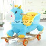 2016 Toy Baby Wooden Toys Plush Rocking Cradle thumbnail-5