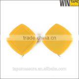 Double Sides Custom Mini Retractable Bulk Yellow Elastic ABS Plastic Tape Measures 2 Meters thumbnail-3