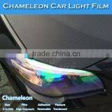 CARLIKE Red 0.3*10m Glossy Chameleon Car Light Tint Film thumbnail-4
